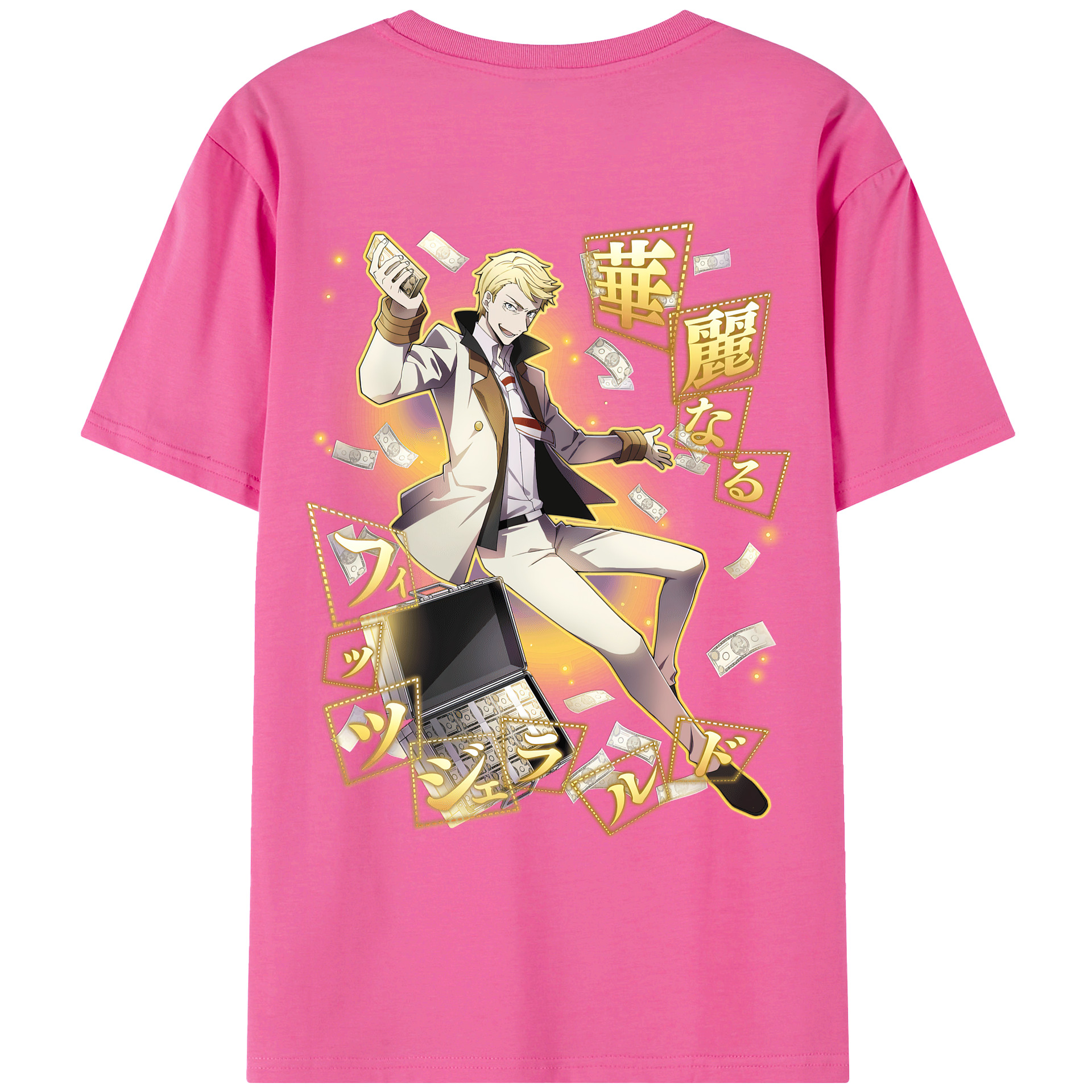 （画像用） 文豪ストレイドッグス Bungo Stray Dogs レディース半袖Tシャツ(バックプリント)